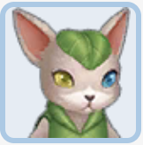 Leafy Cat Image